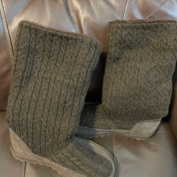 Sketcher knit and suede boots coco 7.5 - Picture 5 of 7